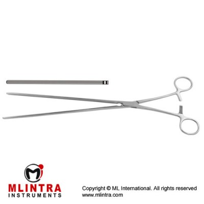 Scudder Atrauma Intestinal Clamp Straight Stainless Steel, 33.5 cm - 13 1/4" Scudder Atrauma Intestinal Clamp Straight Stainless Steel, 33.5 cm - 13 1/4"